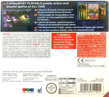 Arcade Classics 3D (Europe)(En,Fr,Ge,It,Es,Nl) box cover back